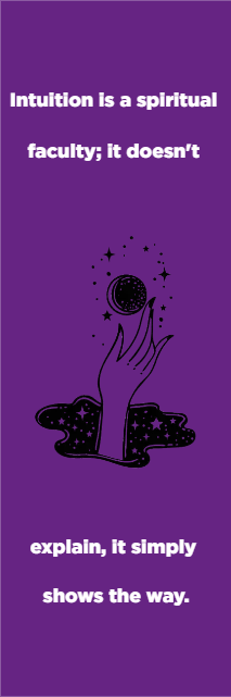 Custom Outdoor Yard Signs Multiple Sizes Intuition is a Spiritual Faculty