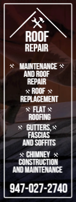 Custom Outdoor Yard Signs Multiple Sizes Roof Repair