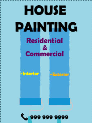 Custom Outdoor Yard Signs Multiple Sizes House Painting