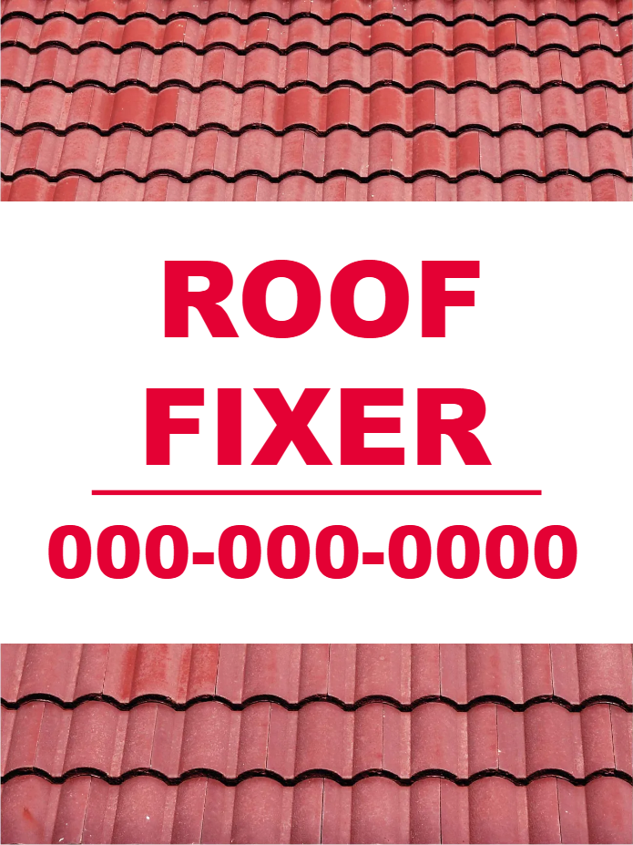 Custom Outdoor Yard Signs Multiple Sizes Roof Fixer