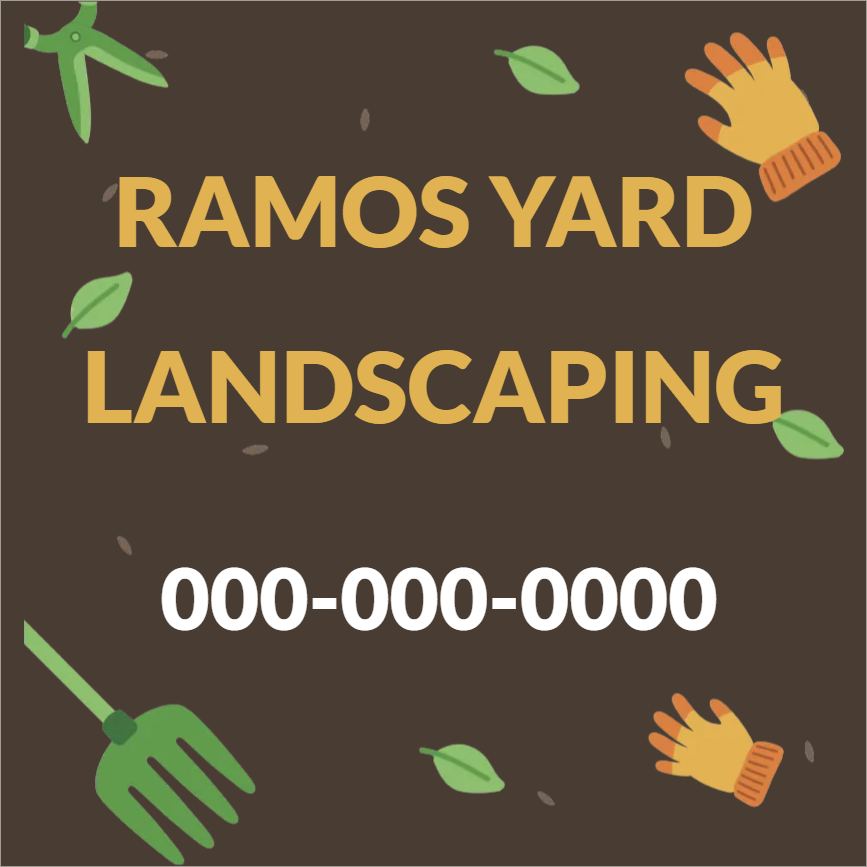 Custom Outdoor Yard Signs Multiple Sizes Landscaping Contact