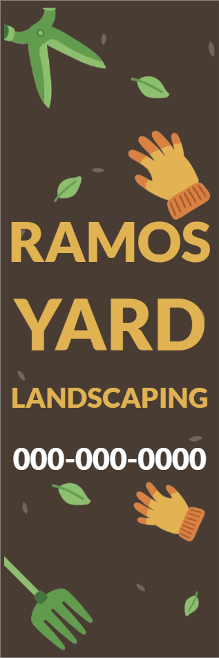Custom Outdoor Yard Signs Multiple Sizes Landscaping Contact