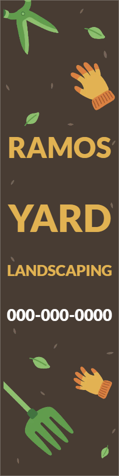 Custom Outdoor Yard Signs Multiple Sizes Landscaping Contact