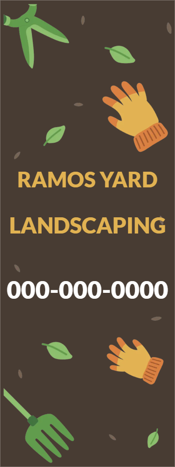 Custom Outdoor Yard Signs Multiple Sizes Landscaping Contact