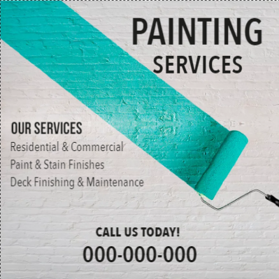 Custom Outdoor Yard Signs Multiple Sizes Painting Services