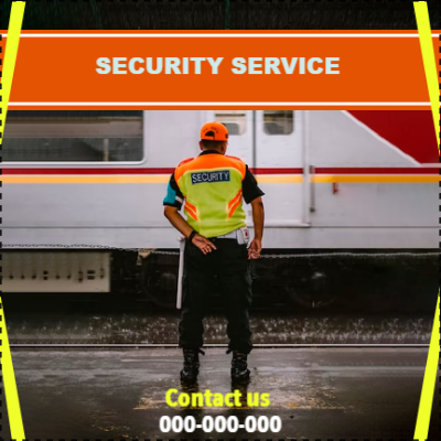 Custom Outdoor Yard Signs Multiple Sizes Security Service