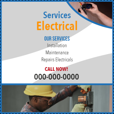 Custom Outdoor Yard Signs Multiple Sizes Electrical Services