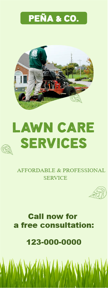 Custom Outdoor Yard Signs Multiple Sizes Lawn Care