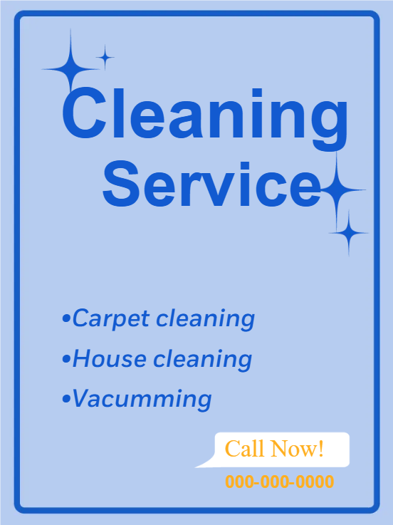 Custom Outdoor Yard Signs Multiple Sizes Cleaning Services