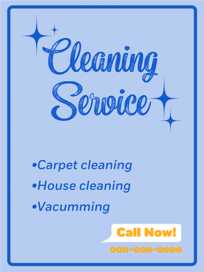 Custom Outdoor Yard Signs Multiple Sizes Cleaning Services