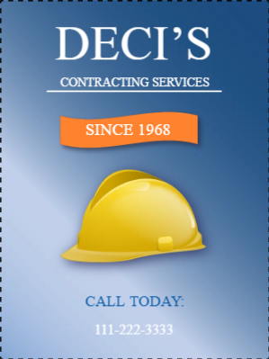 Custom Outdoor Yard Signs Multiple Sizes Contracting since 1968