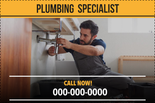 Custom Outdoor Yard Signs Multiple Sizes Plumbing Specialist