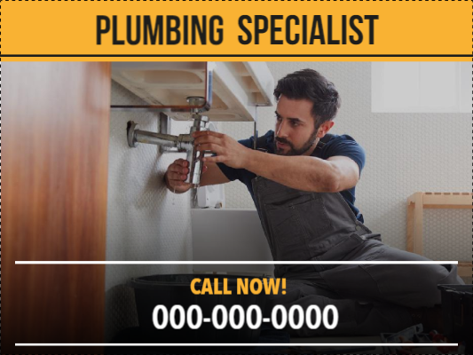 Custom Outdoor Yard Signs Multiple Sizes Plumbing Specialist