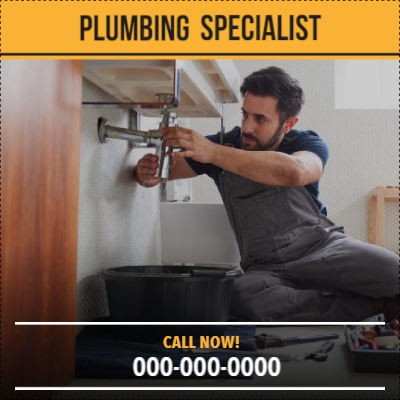 Custom Outdoor Yard Signs Multiple Sizes Plumbing Specialist