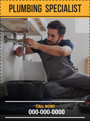 Custom Outdoor Yard Signs Multiple Sizes Plumbing Specialist