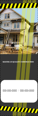 Custom Outdoor Yard Signs Multiple Sizes Master of Quality Construction