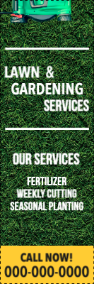 Custom Outdoor Yard Signs Multiple Sizes Gardening Services