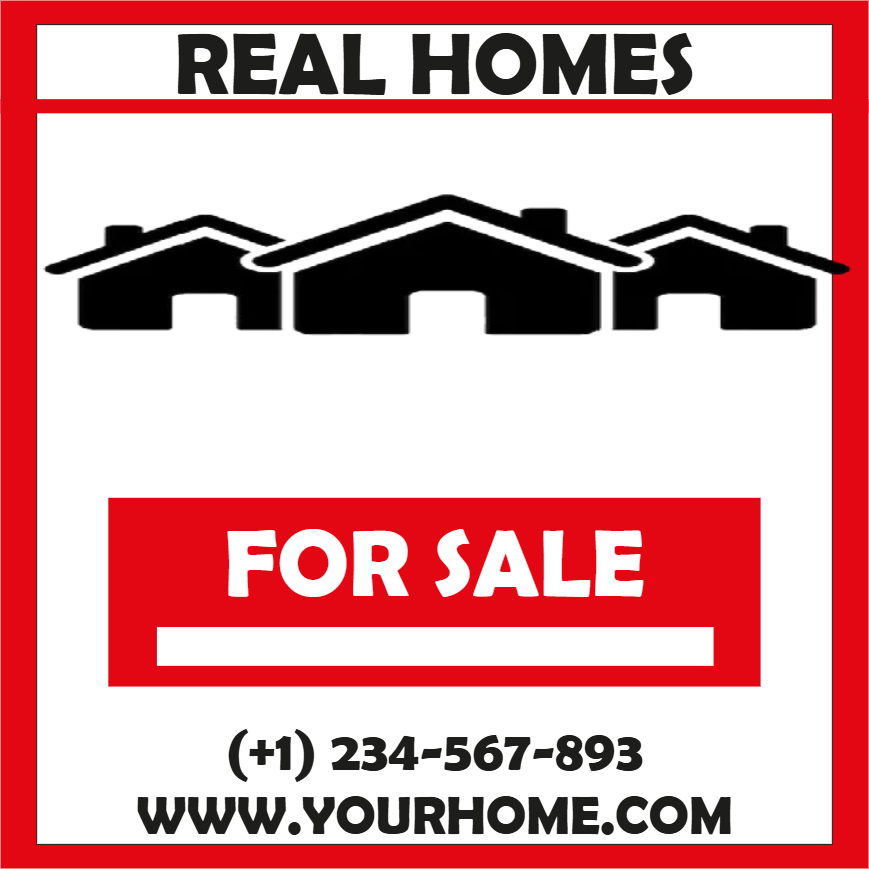 Custom Outdoor Yard Signs Multiple Sizes Real Home