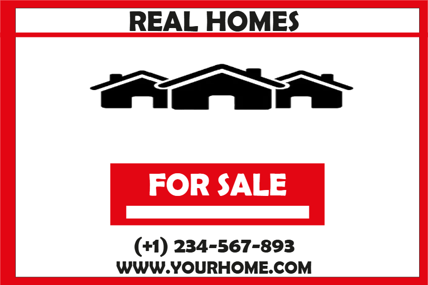 Custom Outdoor Yard Signs Multiple Sizes Real Home