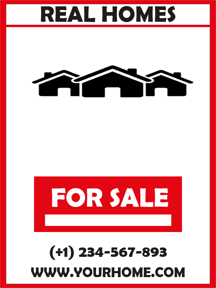 Custom Outdoor Yard Signs Multiple Sizes Real Home