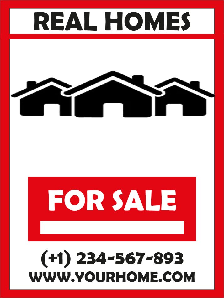 Custom Outdoor Yard Signs Multiple Sizes Real Home