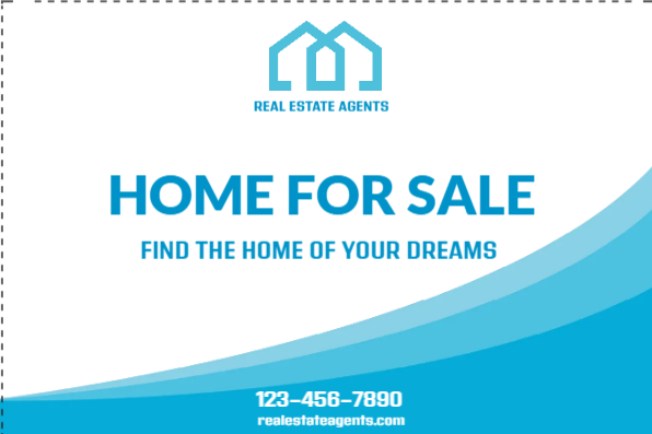 Custom Outdoor Yard Signs Multiple Sizes Dream Home