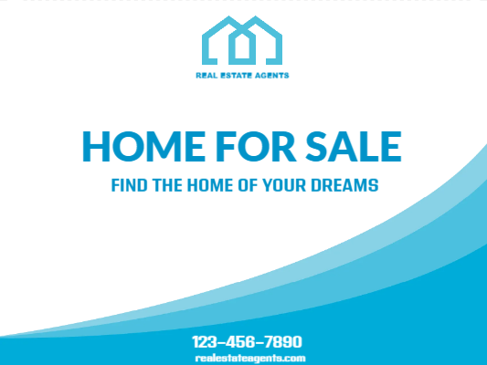 Custom Outdoor Yard Signs Multiple Sizes Dream Home