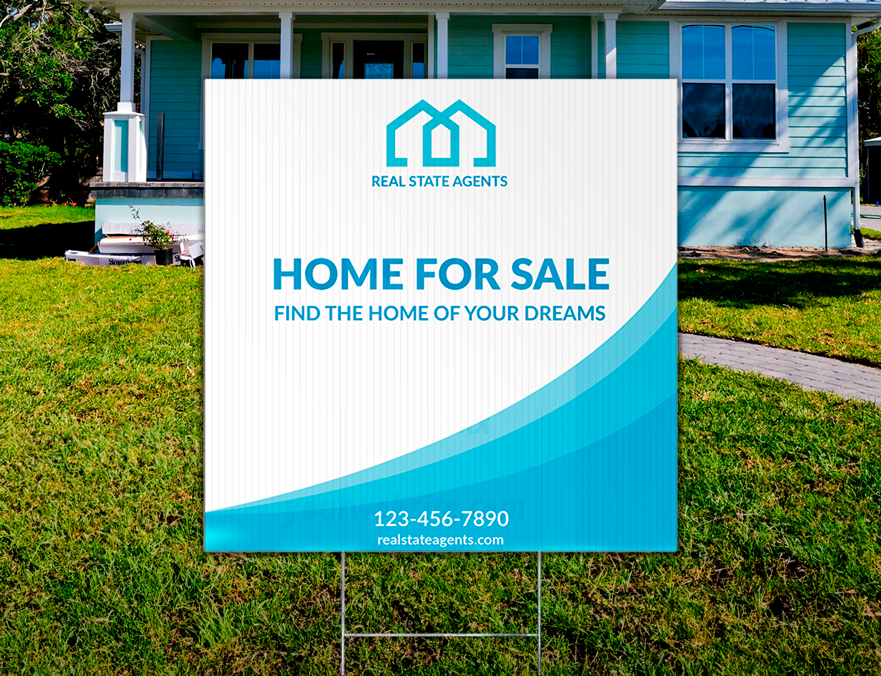 Custom Outdoor Yard Signs Multiple Sizes Dream Home