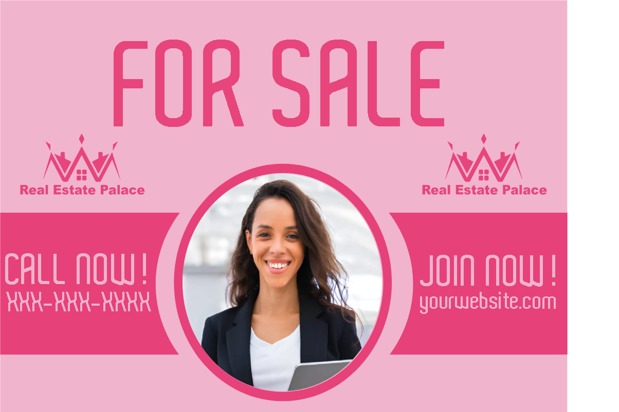 Custom Outdoor Yard Signs Multiple Sizes Real Estate Palace