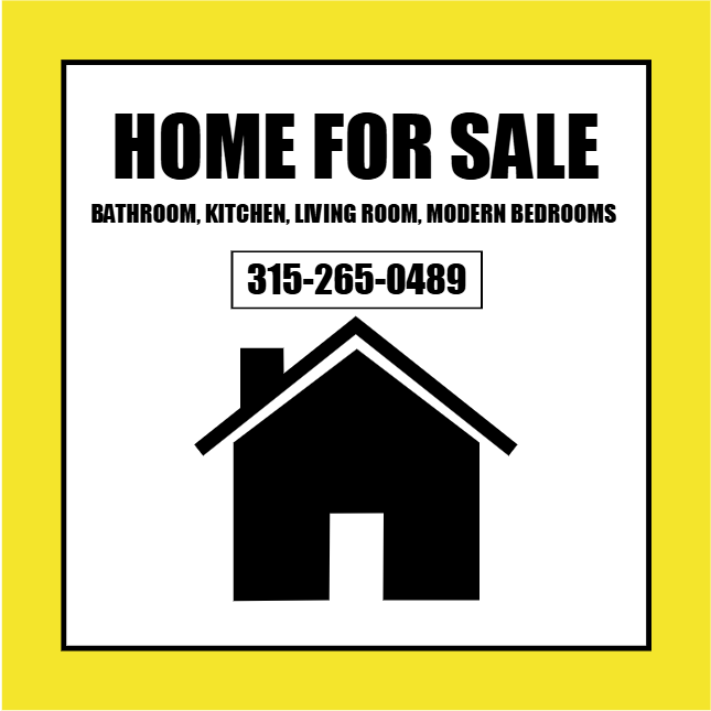 Custom Outdoor Yard Signs Multiple Sizes Home for Sale
