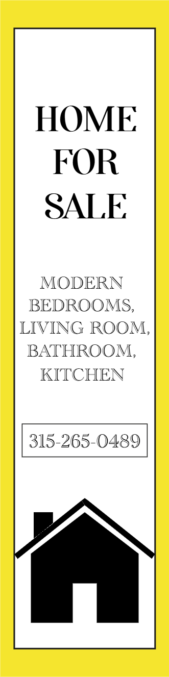 Custom Outdoor Yard Signs Multiple Sizes Home for Sale