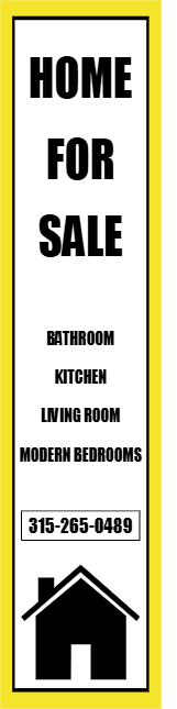 Custom Outdoor Yard Signs Multiple Sizes Home for Sale