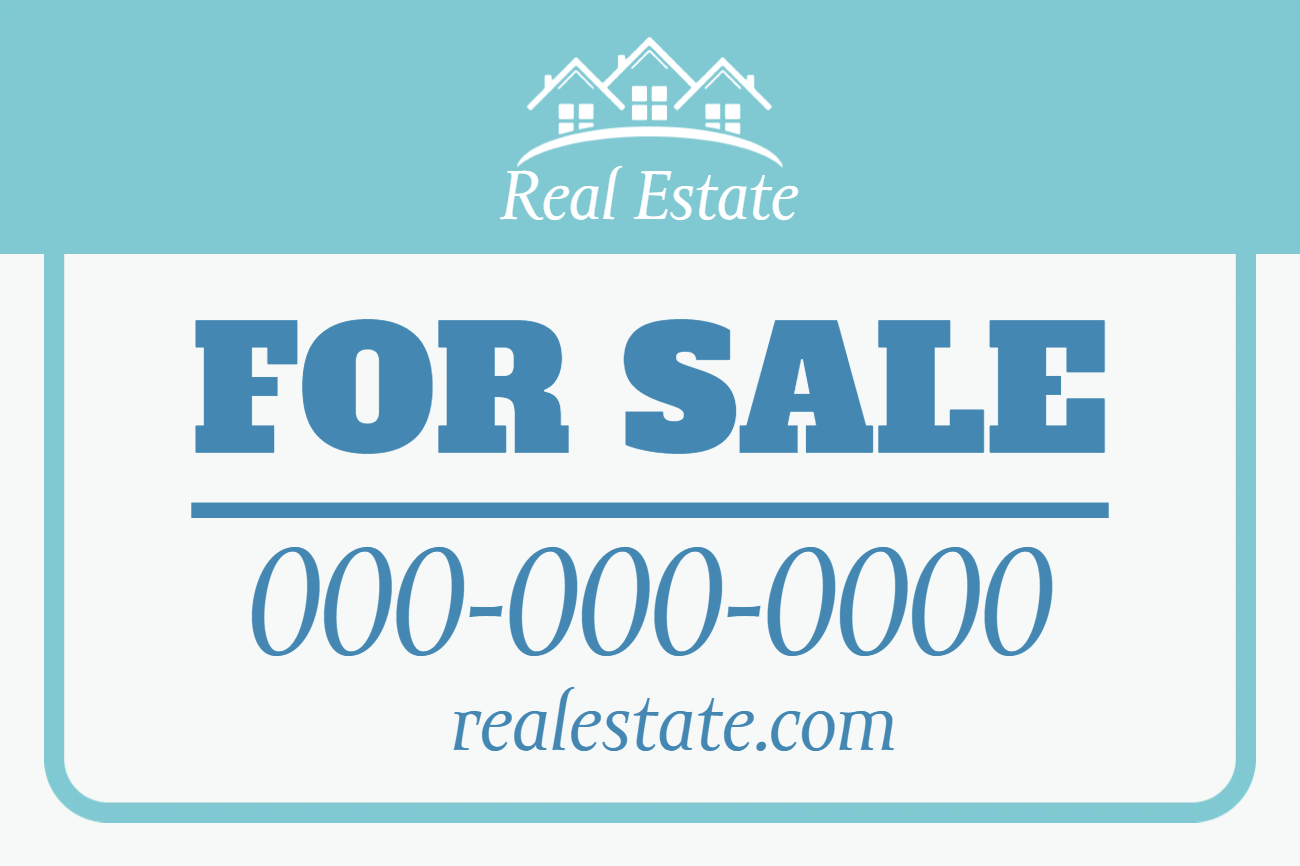 Custom Outdoor Yard Signs Multiple Sizes Real Estate