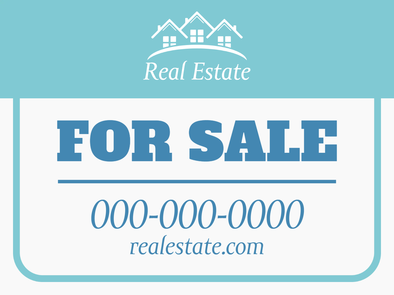 Custom Outdoor Yard Signs Multiple Sizes Real Estate