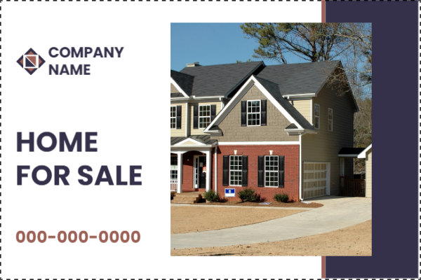 Custom Outdoor Yard Signs Multiple Sizes Home for Sale