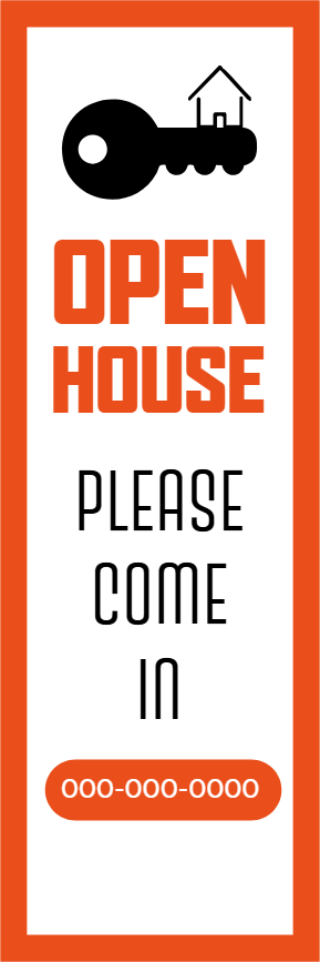 Custom Outdoor Yard Signs Multiple Sizes Open House