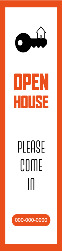 Custom Outdoor Yard Signs Multiple Sizes Open House