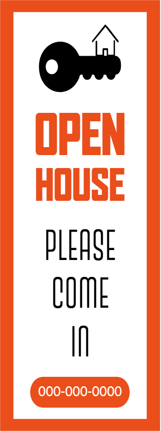 Custom Outdoor Yard Signs Multiple Sizes Open House