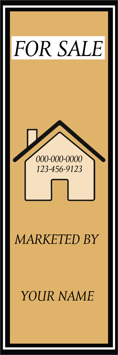 Custom Outdoor Yard Signs Multiple Sizes Home For Sale