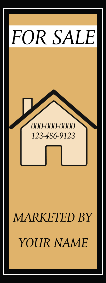 Custom Outdoor Yard Signs Multiple Sizes Home For Sale