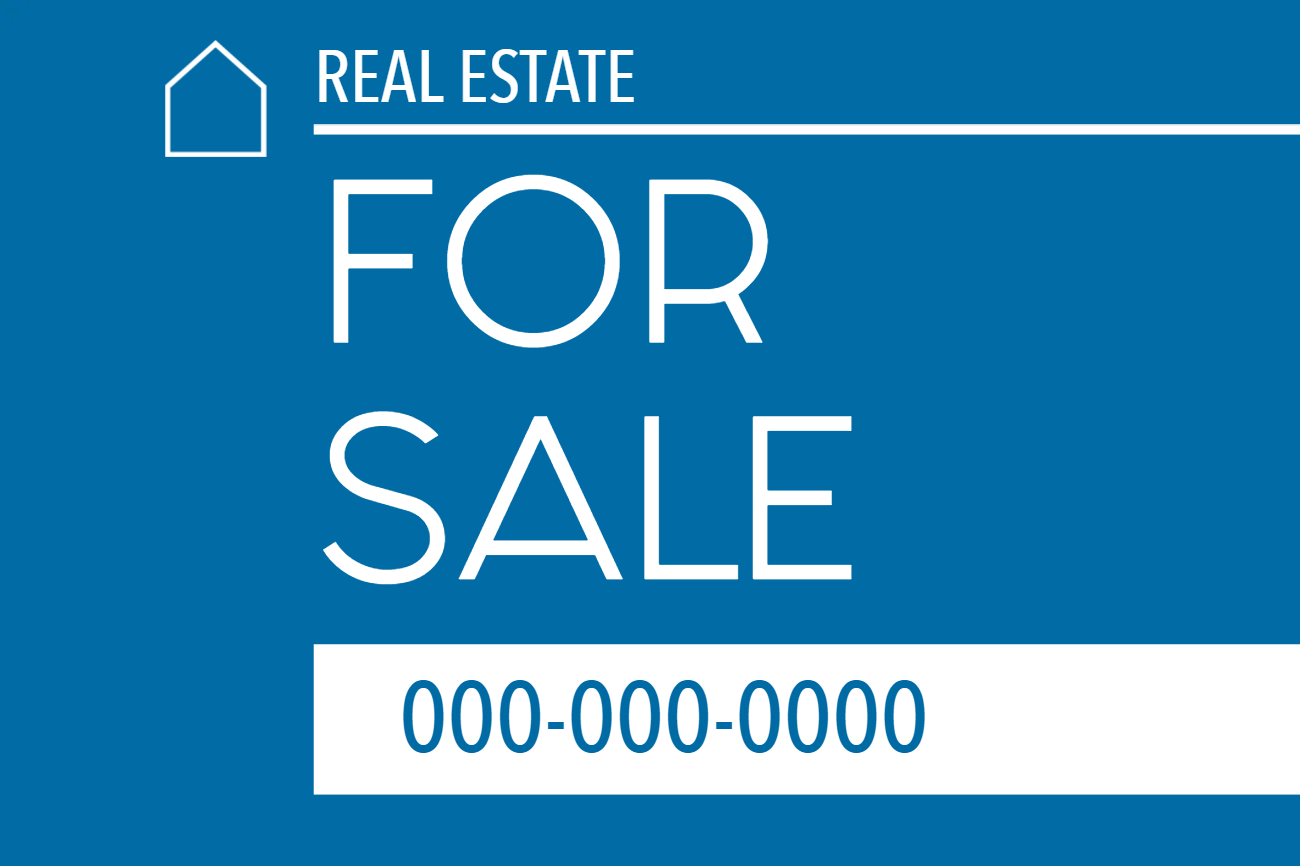 Custom Outdoor Yard Signs Multiple Sizes Real Estate