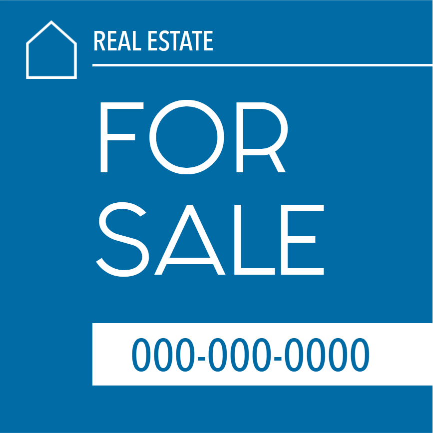 Custom Outdoor Yard Signs Multiple Sizes Real Estate