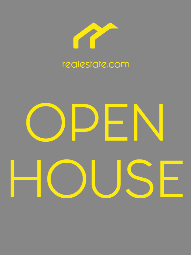 Custom Outdoor Yard Signs Multiple Sizes Open House