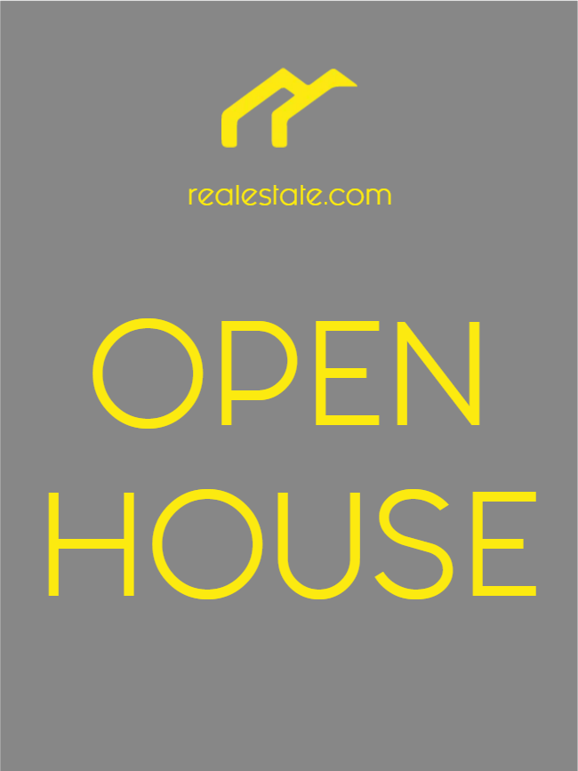 Custom Outdoor Yard Signs Multiple Sizes Open House