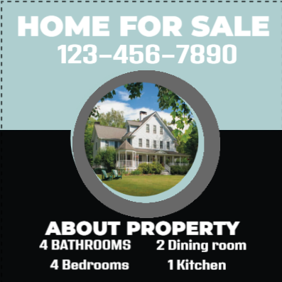 Custom Outdoor Yard Signs Multiple Sizes Home For Sale