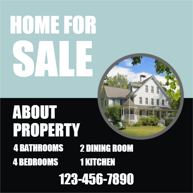 Custom Outdoor Yard Signs Multiple Sizes Home For Sale