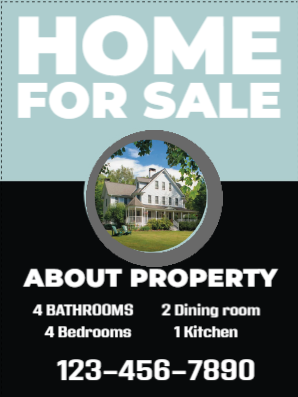 Custom Outdoor Yard Signs Multiple Sizes Home For Sale