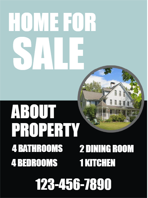 Custom Outdoor Yard Signs Multiple Sizes Home For Sale