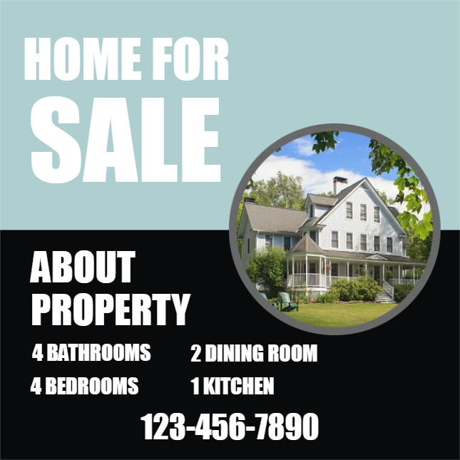 Custom Outdoor Yard Signs Multiple Sizes Home For Sale