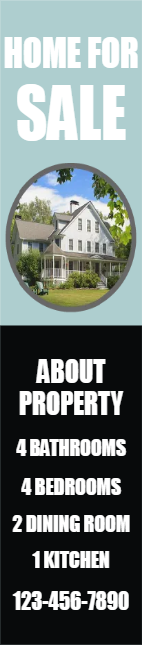 Custom Outdoor Yard Signs Multiple Sizes Home For Sale